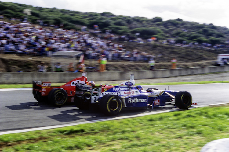 Jacques Villeneuve gegen Michael Schumacher in Jerez 1997