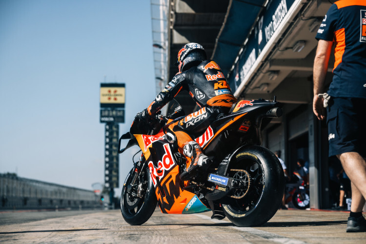 Miguel Oliveira am Montag in Montmeló