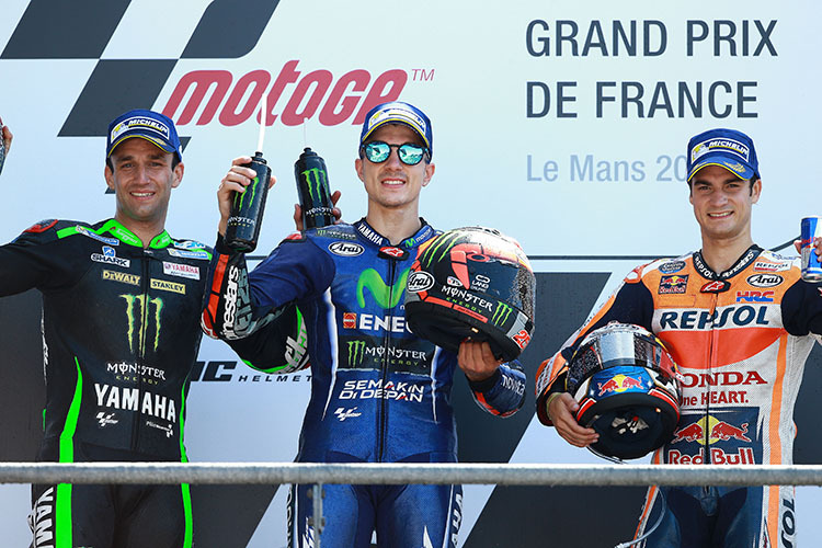 Le Mans-GP 2017: Zarco, Viñales und Pedrosa