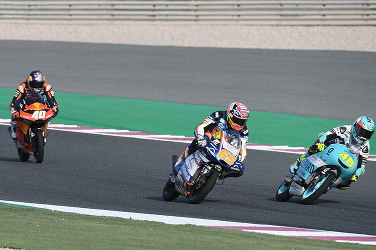 Philipp Öttl im Moto3-Rennen von Katar