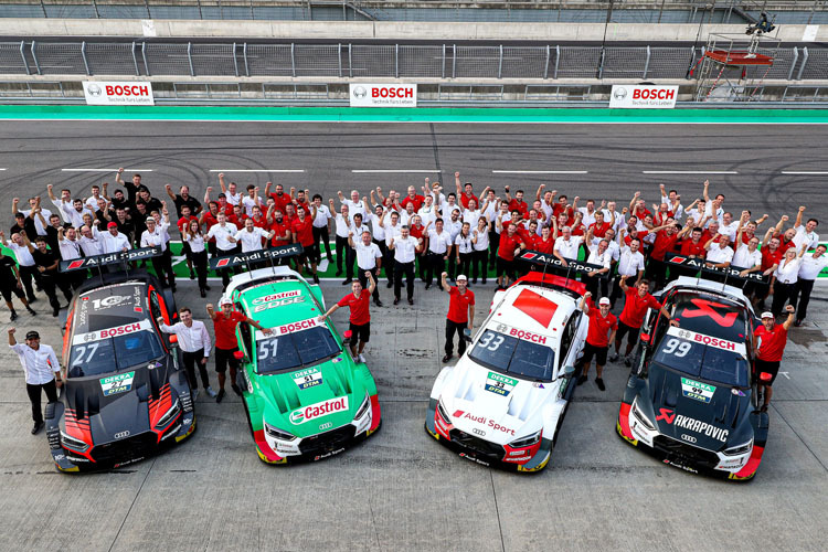 Audi feierte am Lausitzring den ersten Titel