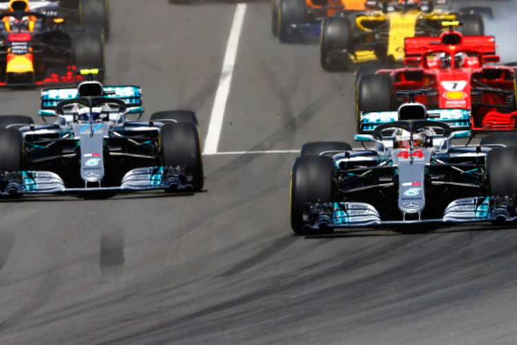 Lewis Hamilton und Valtteri Bottas