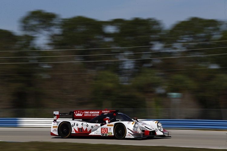 Auf der Pole-Position bei den 12 Stunden von Sebring: Der Ligier-HPD von MSR