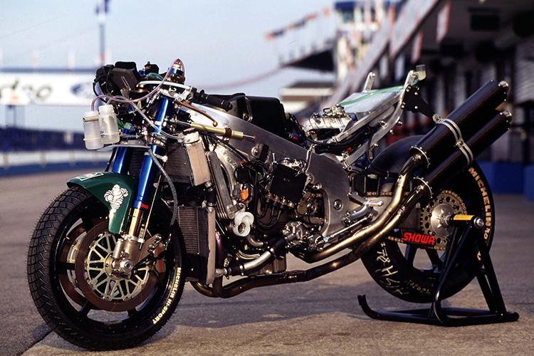 Hondas letztes Superbike mit V-Motor: Die RC45 im Jahr 2000
