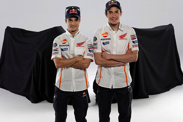 Dani Pedrosa und Marc Márquez