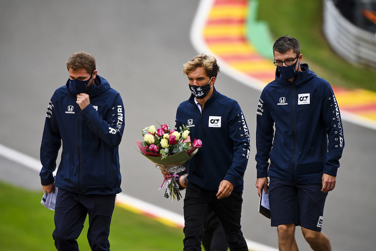 Pierre Gasly in Belgien