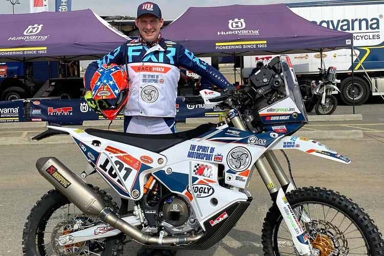 David Knight bei der Dakar