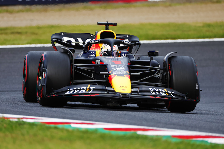 Max Verstappen sicherte sich die Pole zum Japan-GP