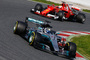 Valtteri Bottas vor Sebastian Vettel