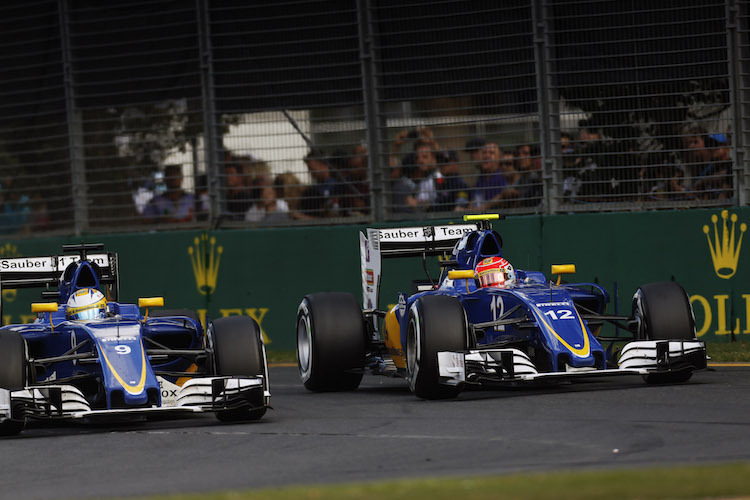 Marcus Ericsson gegen Felipe Nasr