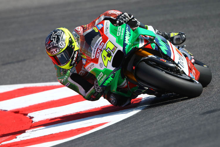 Aleix Espargaró auf der Aprilia