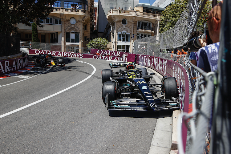 Lewis Hamilton im Training zum Monaco-GP 2023