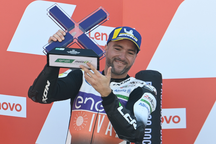 Xavier Siméon bescherte LCR in Misano im Vorjahr noch das erste MotoE-Podium