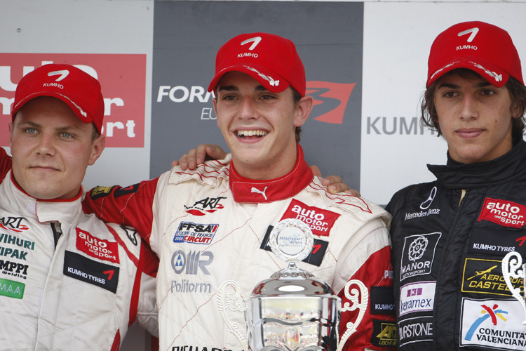 Oschersleben 2009: Valtteri Bottas, Jules Bianchi, Roberto Merhi