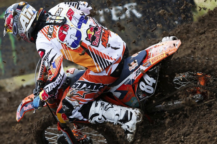 Jeffrey Herlings gewinnt beide WM-Läufe in England 