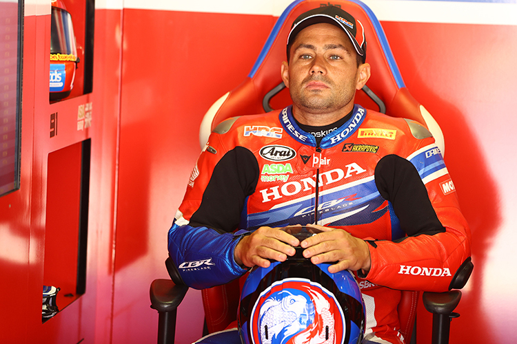 Honda-Werksfahrer Leon Haslam