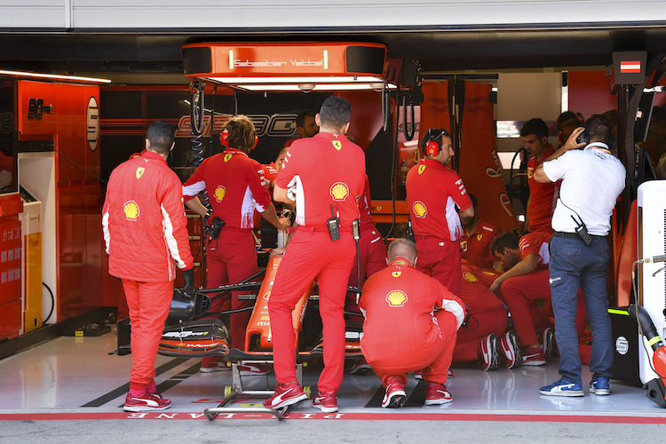 Die Technik: Sebastian Vettel konnte in Q3 nicht fahren