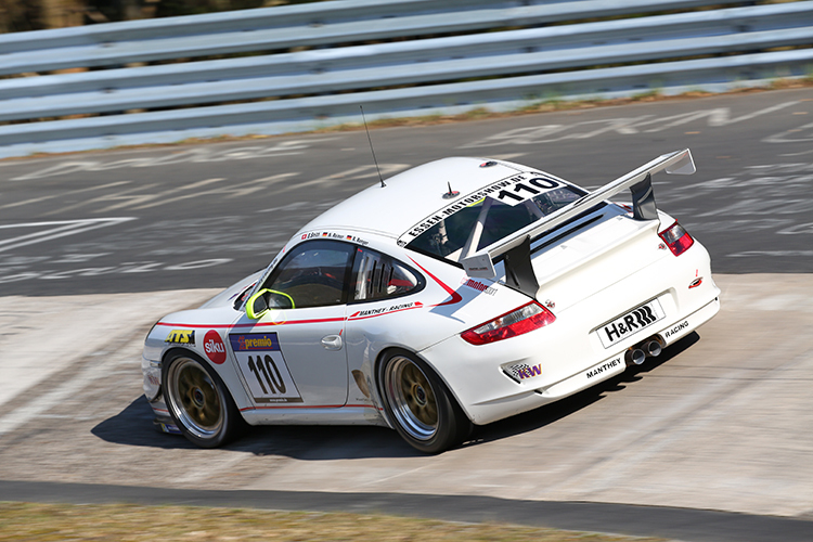 Alt aber zuverlässig, der Porsche 911 GT3 Cup für Widensohler, Reimer und Renger