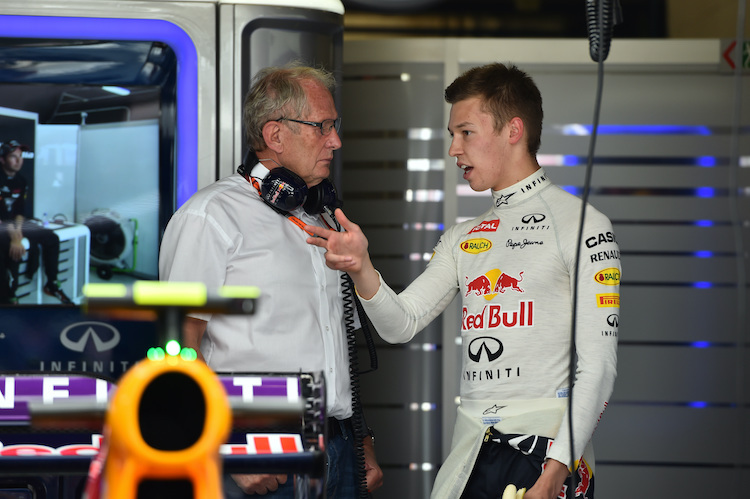 Helmut Marko und Daniil Kvyat