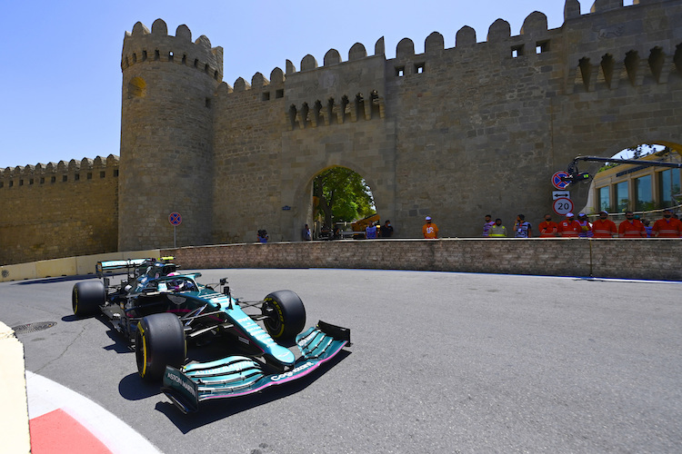 Sebastian Vettel 2021 in Baku