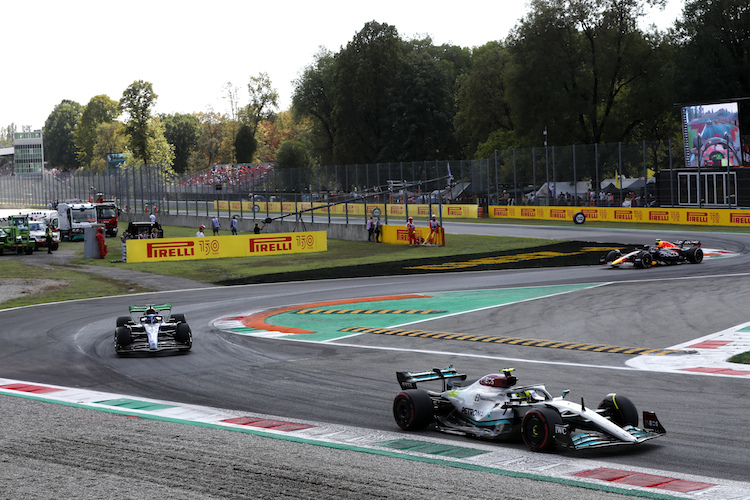 Lewis Hamilton und George Russell konnten am Trainingsfreitag nicht so stark zulegen wie die Konkurrenz