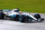Lewis Hamilton beim ersten Test in Silverstone