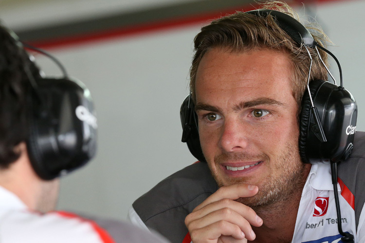 Giedo van der Garde freut sich