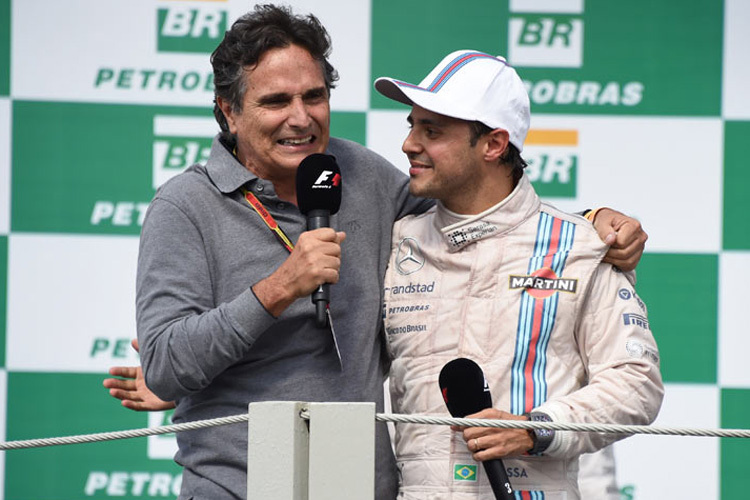 Nelson Piquet und Felipe Massa sind nicht gleicher Meinung