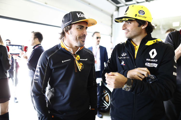 Fernando Alonso und Carlos Sainz