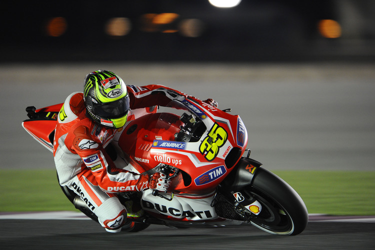 Cal Crutchlow auf der Ducati GP14