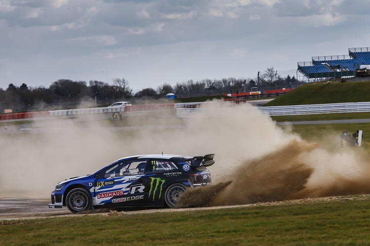 Der VW Polo R Supercar beim Test in Silverstone