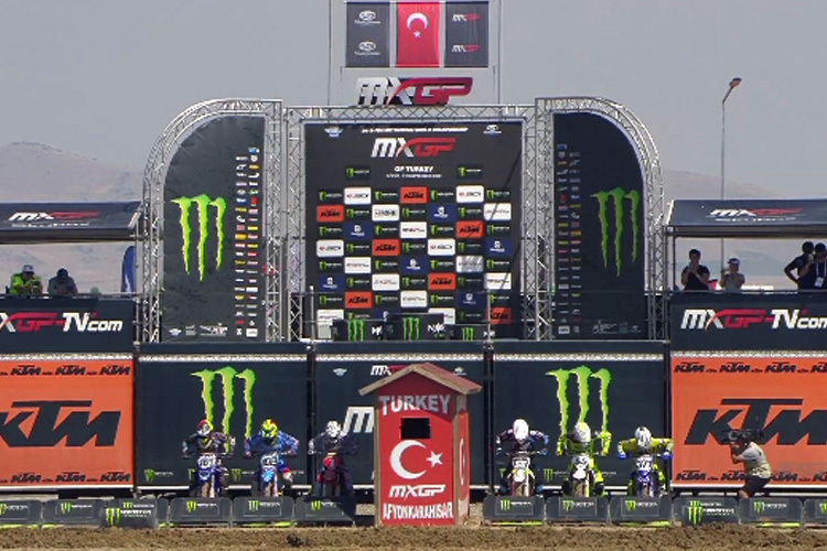 In der EMX-Klasse starteten in der Türkei nur 6 Fahrer