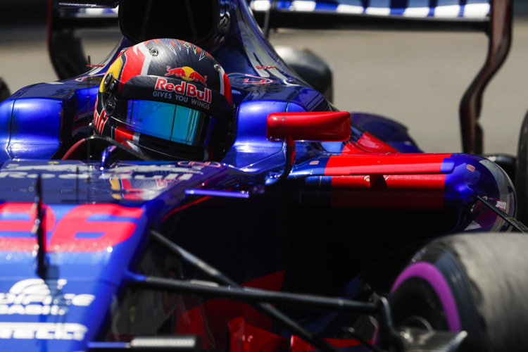 Daniil Kvyat musste im Monaco-GP eine herbe Enttäuschung einstecken