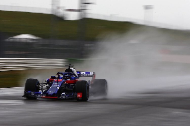 Der neue Toro Rosso STR13-Honda bei Probefahrten in Misano