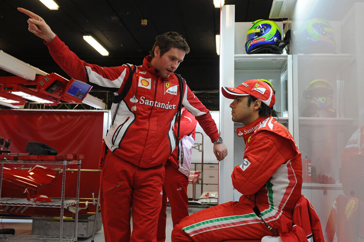 Felipe Massa und Rob Smedley bleiben vereint