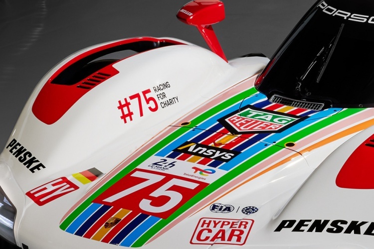 Das Racing for Charity auf dem Porsche 963