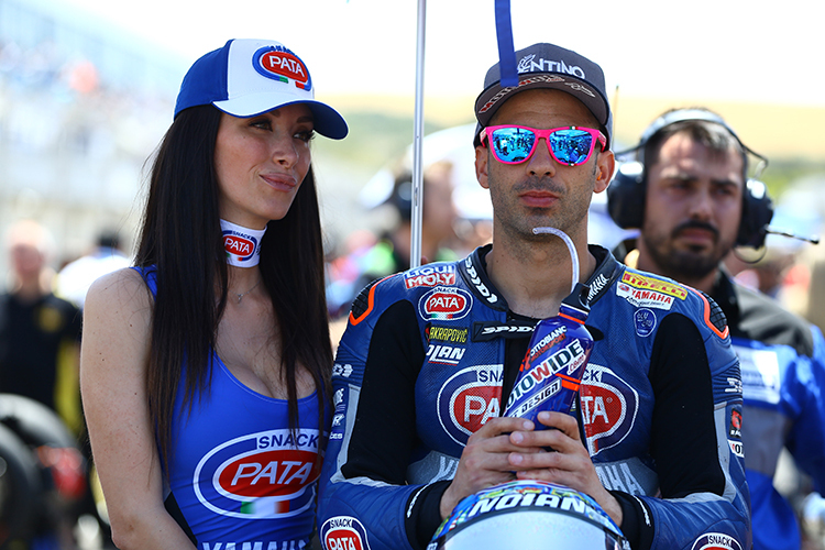 Marco Melandri hatte das Glück des Tüchtigen