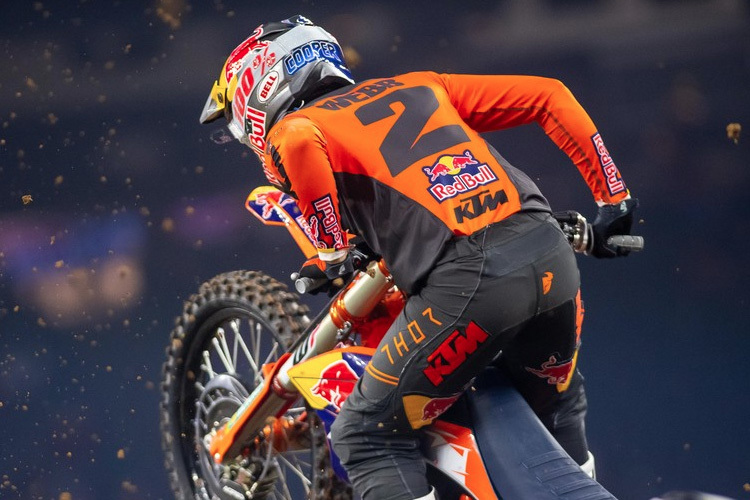 Cooper Webb gewann den 3. Lauf zur Supercross-WM