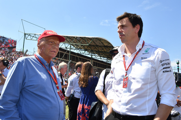 Toto Wolff und Niki Lauda