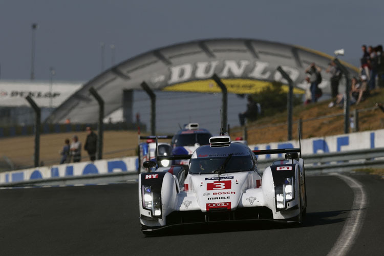 Audi mit Bonanomi Bestzeit am Vormittag in Le Mans 