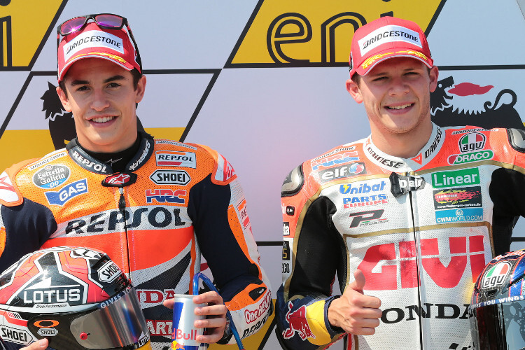 Schon zu Moto2-Zeiten Konkurrenten: Marc Márquez und Stefan Bradl