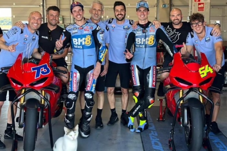 Die Gresini-Truppe