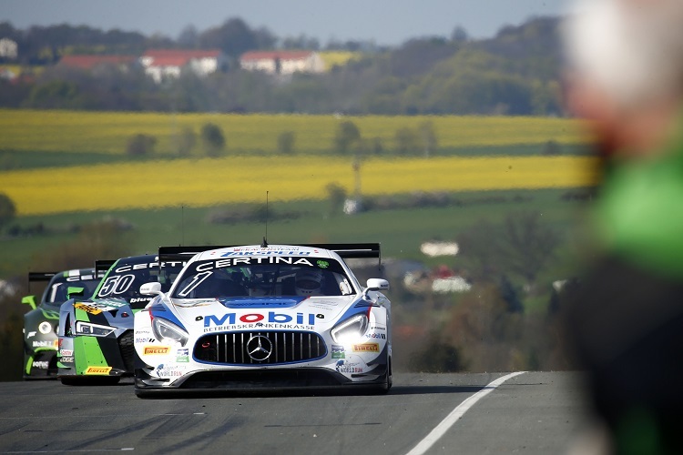 In Lauf 2 ganz von vorne: Der Mercedes-AMG GT3 von Luca Ludwig (Team Zakspeed)