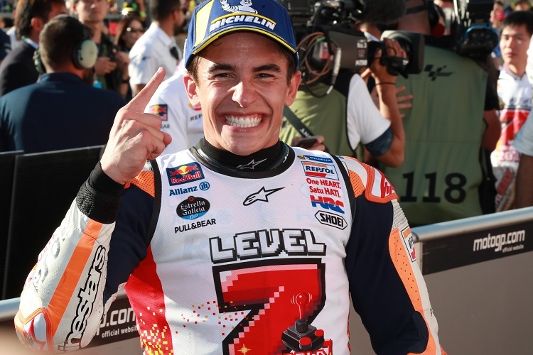 Marc Márquez feierte trotz Schulterproblemen seinen siebten WM-Titel