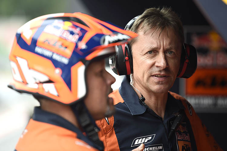 KTM-Teammanager Mike Leitner 