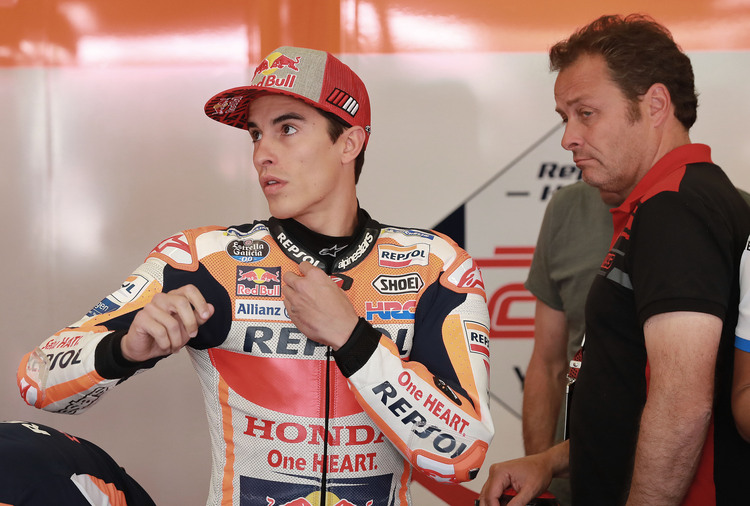 Marc Márquez mit Emilio Alzamora