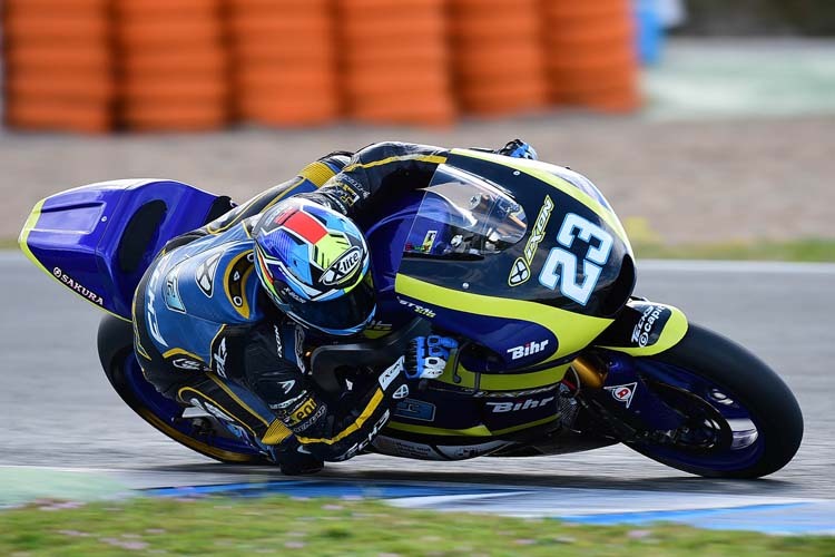 Marcel Schrötter auf der Mistral 610 in Jerez