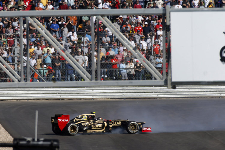 Grosjean verlor beim Dreher Zeit und Plätze