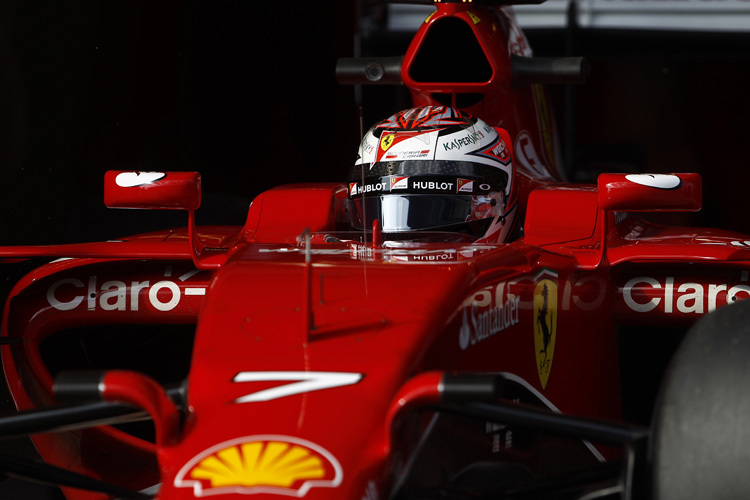 Kimi Räikkönen drehte die zweitschnellste Runde