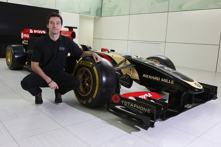 Jolyon Palmer, der neue Fahrer von Lotus
